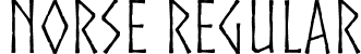 Norse Regular font - Norse.otf