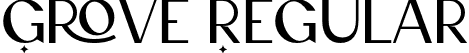 Grove Regular font - Grove.otf