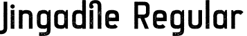 Jingadile Regular font - Jingadile-eZ72O.otf