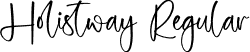 Holistway Regular font - Holistway.otf