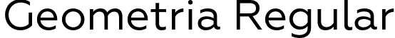 Geometria Regular font - Geometria-Regular.otf