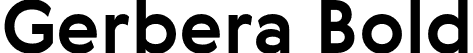 Gerbera Bold font - Gerbera-Bold.otf