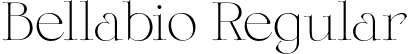 Bellabio Regular font - Bellabio.otf