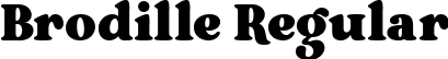 Brodille Regular font - BrodilleRegular-2OwdK.ttf