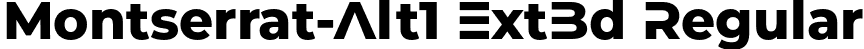 Montserrat-Alt1 ExtBd Regular font - MontserratAlt1-ExtraBold.otf