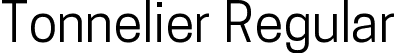 Tonnelier Regular font - Tonnelier-Book.ttf