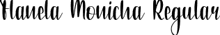 Flanela Monicha Regular font - Flanela Monicha.ttf