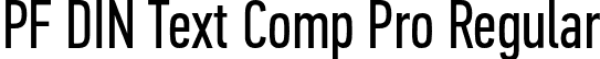 PF DIN Text Comp Pro Regular font - PFDINTextCompPro-Regular-subset.otf