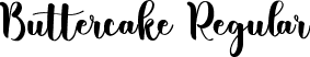 Buttercake Regular font - Buttercake.ttf