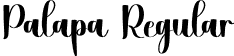 Palapa Regular font - Palapa.otf