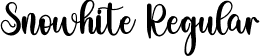 Snowhite Regular font - Snowhite.ttf