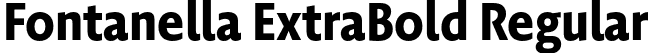 Fontanella ExtraBold Regular font - Fontanella-ExtraBold.otf