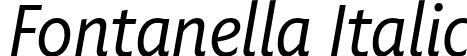 Fontanella Italic font - Fontanella-Italic.otf