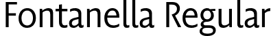 Fontanella Regular font - Fontanella-Regular.otf