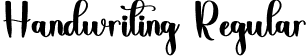 Handwriting Regular font - Handwriting.otf