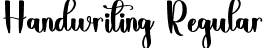 Handwriting Regular font - Handwriting.ttf