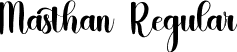 Masthan Regular font - Masthan.ttf