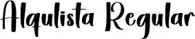 Alqulista Regular font - Alqulista.otf