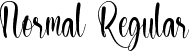 Normal Regular font - Littlesidney Regular.ttf