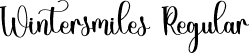 Wintersmiles Regular font - Wintersmiles.otf