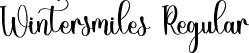 Wintersmiles Regular font - Wintersmiles.ttf