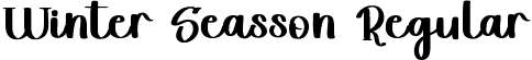 Winter Seasson Regular font - Winter Seasson.ttf