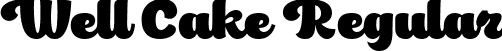 Well Cake Regular font - WellCakeRegular-ywVg5.ttf