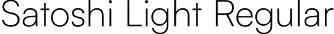 Satoshi Light Regular font - Satoshi-Light.otf