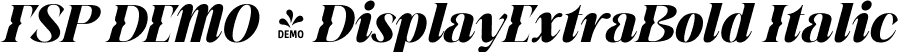 FSP DEMO - DisplayExtraBold Italic font - Fontspring-DEMO-beokay-displayextrabolditalic.ttf