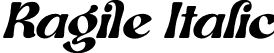 Ragile Italic font - Ragile-Italic.otf