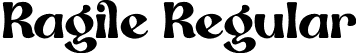 Ragile Regular font - Ragile.otf