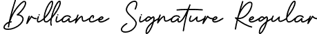 Brilliance Signature Regular font - brilliance-signature.otf