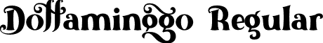 Doffaminggo Regular font - doffaminggo-mvlxj.otf