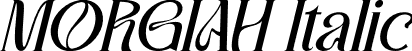 MORGIAH Italic font - MORGIAH-ITALIC.otf