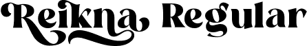 Reikna Regular font - reiknaregular-yzwaj.ttf