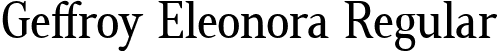 Geffroy Eleonora Regular font - Geffroy-Eleonora.ttf