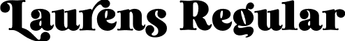 Laurens Regular font - Laurens-Demo.otf