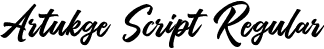 Artukge Script Regular font - artukge-script.otf