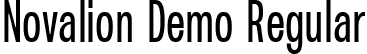 Novalion Demo Regular font - Novaliondemo-0WVdG.ttf