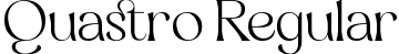 Quastro Regular font - Quastro-BWVGl.ttf