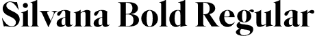 Silvana Bold Regular font - Silvana-Bold-Trial.otf