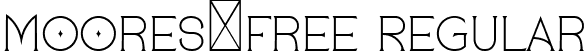 Moores-free Regular font - MooresFreeRegular-51Vya.ttf