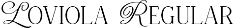 Loviola Regular font - LoviolaRegular-2OR7e.ttf