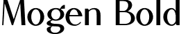 Mogen Bold font - Mogen-Bold.otf