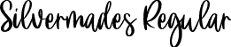 Silvermades Regular font - Silvermades.otf