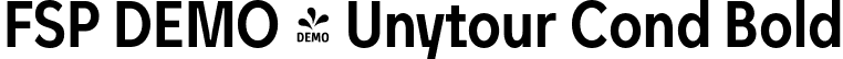 FSP DEMO - Unytour Cond Bold font - Fontspring-DEMO-unytour-boldcondensed.otf