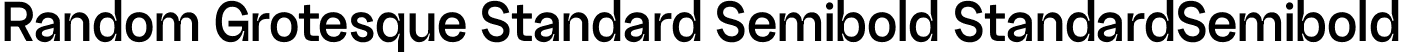 Random Grotesque Standard Semibold StandardSemibold font - RG-StandardSemibold.ttf