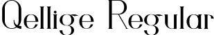 Qellige Regular font - Qellige.otf