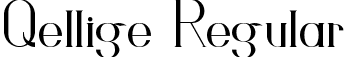 Qellige Regular font - Qellige.ttf