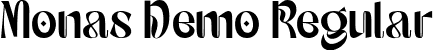 Monas Demo Regular font - Monas Demo.ttf